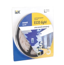 Лента светодиодная LSR-3528B60-4.8-IP20-12V  IEK-eco-5м  LED блистер