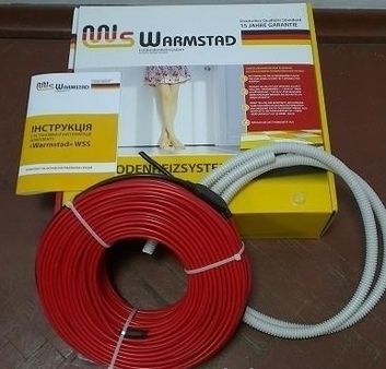 Нагревательный кабель WSS-0110 Вт-6м Warmstad (комплект)