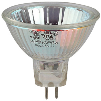 Лампа галогенная ЭРА GU5.3-JCDR(MR16)-50W-230V-CI(10\200)