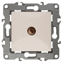 12-3101-02 Розетка TV одиночная слоновая кость ЭРА