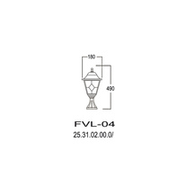 25.31.02.00.0/ Светильник напольный без опоры Валенсия FVL-04