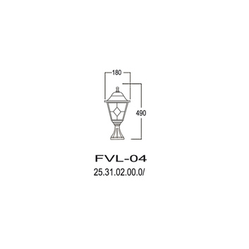 25.31.02.00.0/ Светильник напольный без опоры Валенсия FVL-04