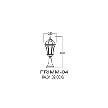 64.31.02.00.0/ Светильник напольный без опоры