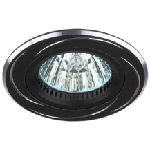 KL34 AL\BK алюминевый MR16.12V 50W черный/хром светильник ЭРА