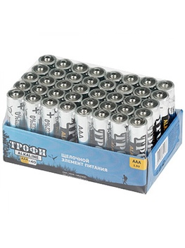 Элемент питания Трофи LR03-40 bulk