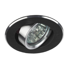 KL58A SL-BK литой поворотный алюминиевый MR16.12V 50W серебро/черный светильник ЭРА