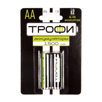 Аккумуляторная батарея Трофи HR6-2BL 1500mAh