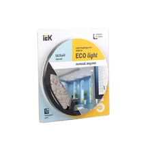 Лента светодиодная LSR-3528W120-9.6-IP65-12V IEK-eco-5м  LED блистер