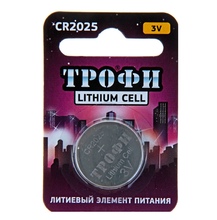 Элемент питания Трофи CR2025-5BL