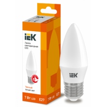 C35 свеча 7Вт 230В 3000К Е27 Лампа светодиодная IEK-eco
