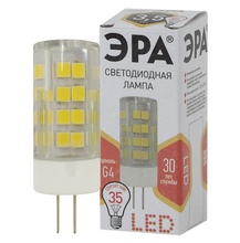 Лампа светодиодная ЭРА STD LED JC-3.5w-827-G4-220V-corn-ceramics