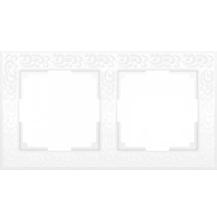 WL05-Frame-02 white Рамка на 2 поста (белый) Werkel