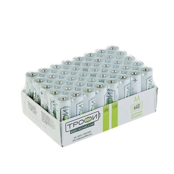 Элемент питания Трофи LR6-40 bulk ECO