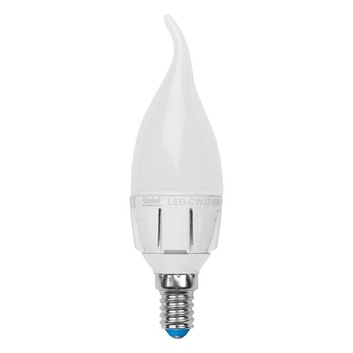 LED-CW37 6W-WW E14 ER/DIM PLP01WH лампа светодиодная Uniel