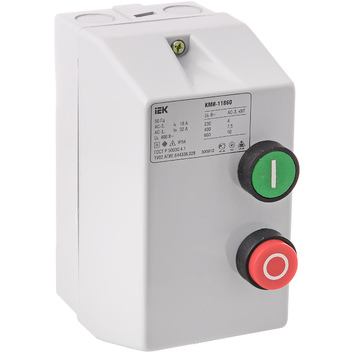 Контактор КМН-11860 18А в оболочке Ue=380В/АС3 IP54 TDM