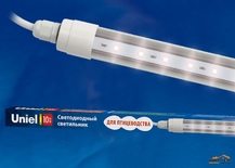 ULY-P60-10W/SCEP/K IP65 DC24V WHITE Свет-к для птиц светодиод 650мм .Спектр для яйценоскости Uniel