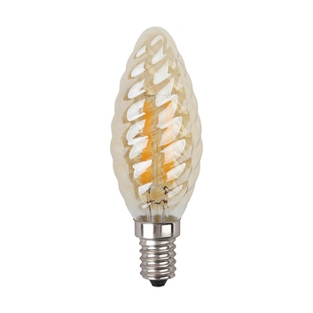 Лампа светодиодная ЭРА F-LED BTW-7w-827-E14 gold