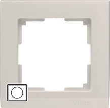 WL04-Frame-01-ivory Рамка на 1 пост (слоновая кость) Werkel