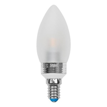 LED-C37 6W-NW E14 FR/DIM PLP01WH лампа светодиодная Uniel