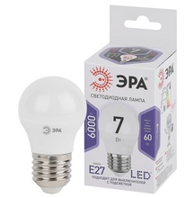 Лампа светодиодная ЭРА STD LED P45-7w-860-E27