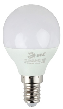 Лампа светодиодная ЭРА LED smd P45-8w-840-E14 ЕСО