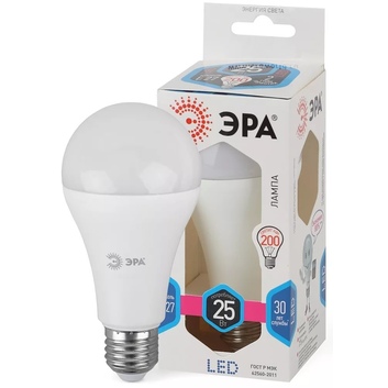 Лампа светодиодная ЭРА LED smd A65-25w-840-E27