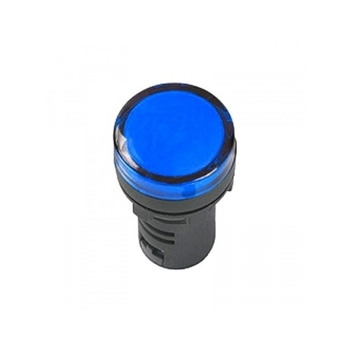 Лампа AD16DS (LED) матрица d16мм синий 230В AC TDM